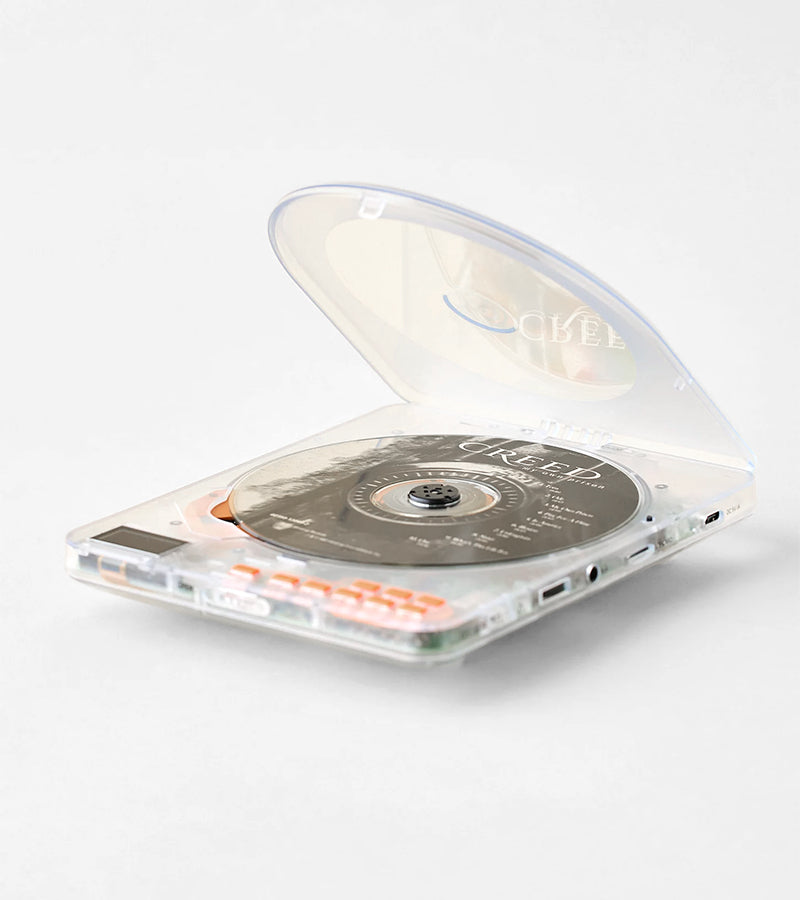 L'avant gardiste Retradisc lecteur CD Bluetooth portable rétro