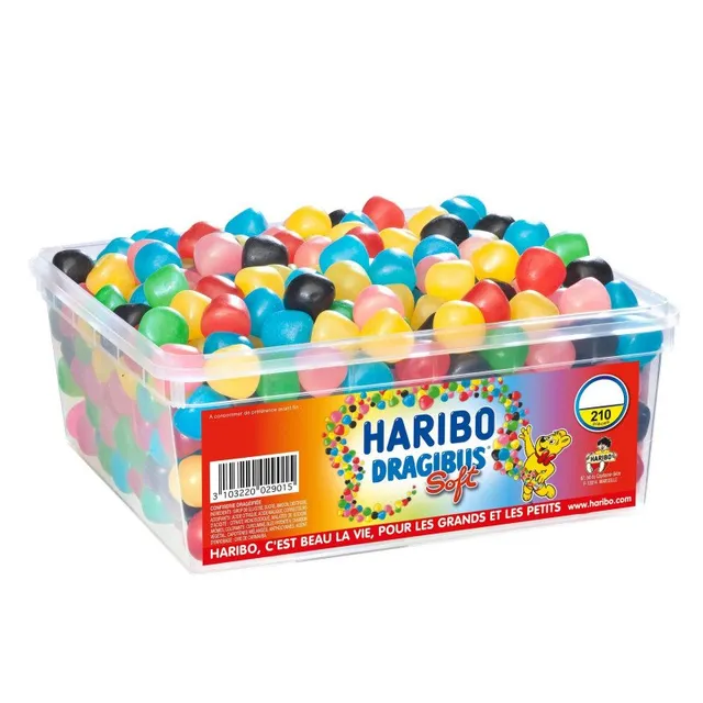 Haribo Dragibus Soft Tubo bonbons fruités moelleux