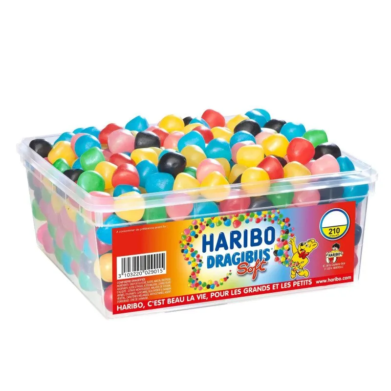 Haribo Dragibus Soft Tubo bonbons fruités moelleux