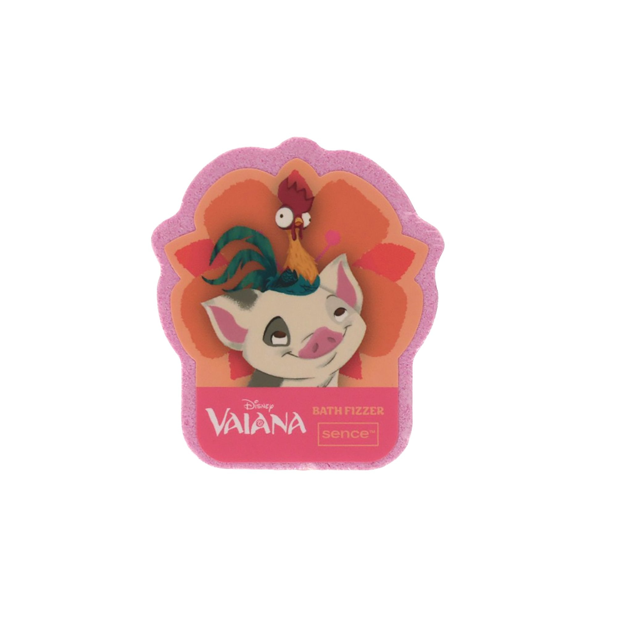 Stokomani Vaiana galet de bain effervescent rose Disney
