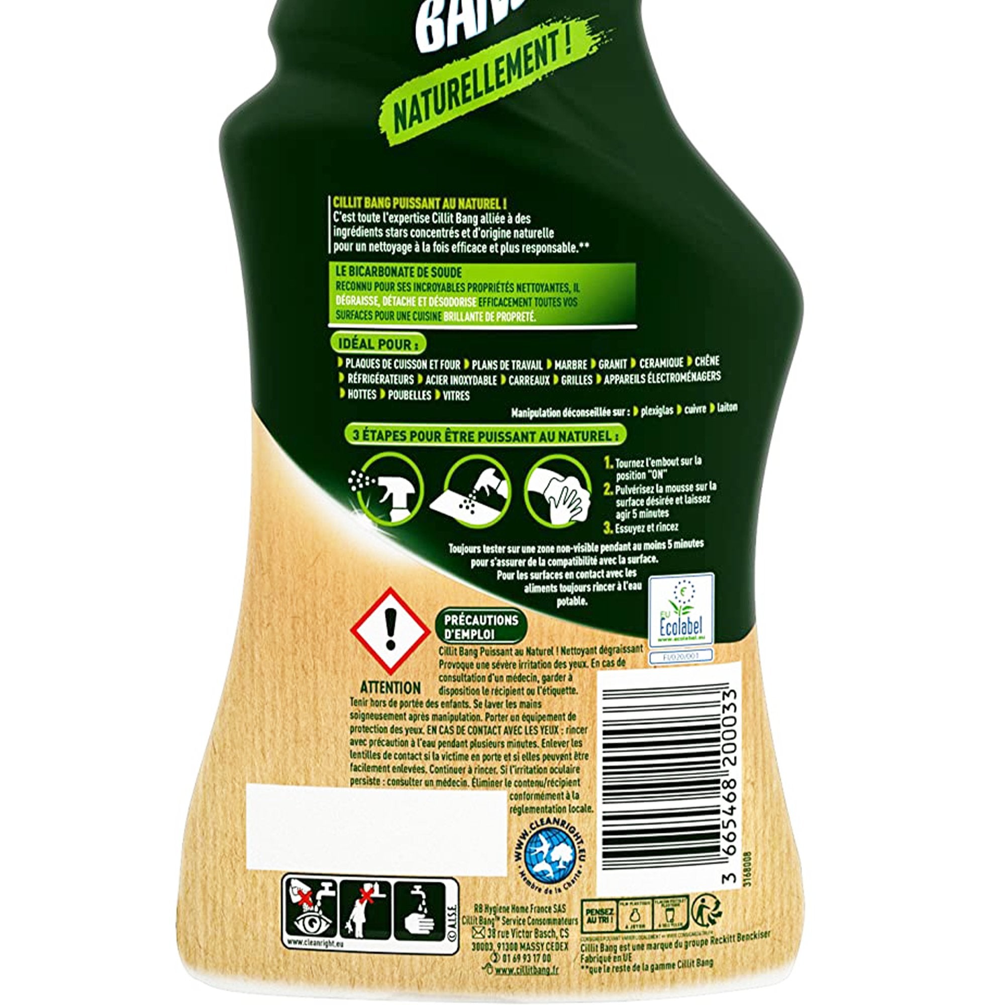 Stokomani Maison Pistolet Nettoyant Dégraissant Bicarbonate