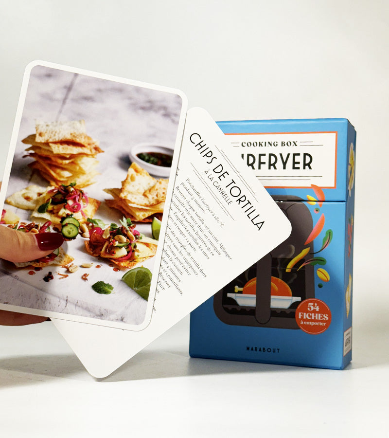 Cooking Box Air Fryer boite fiches recettes croustillantes