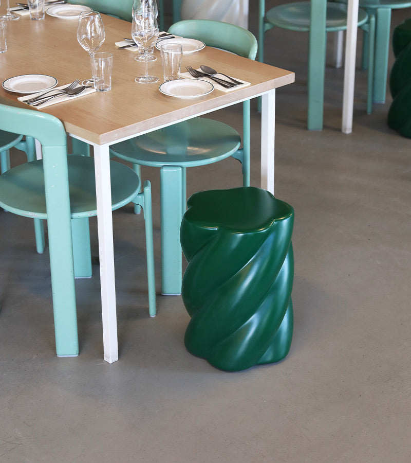 L'avant gardiste Design Tabouret marshmallow tabouret vert