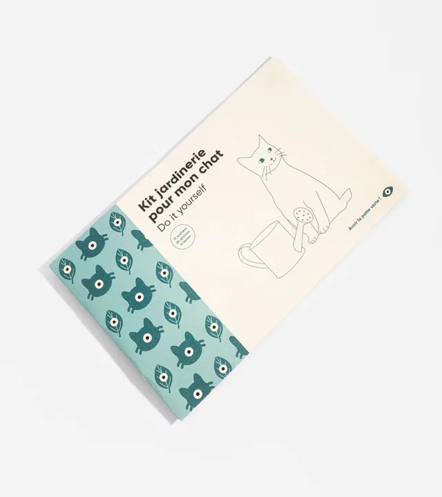 L'avant gardiste Outdoor coffret graines pour chat 12 plantes