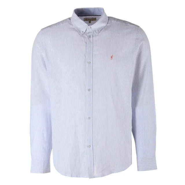 Stokomani Mode Chemise manche longue homme Bleu