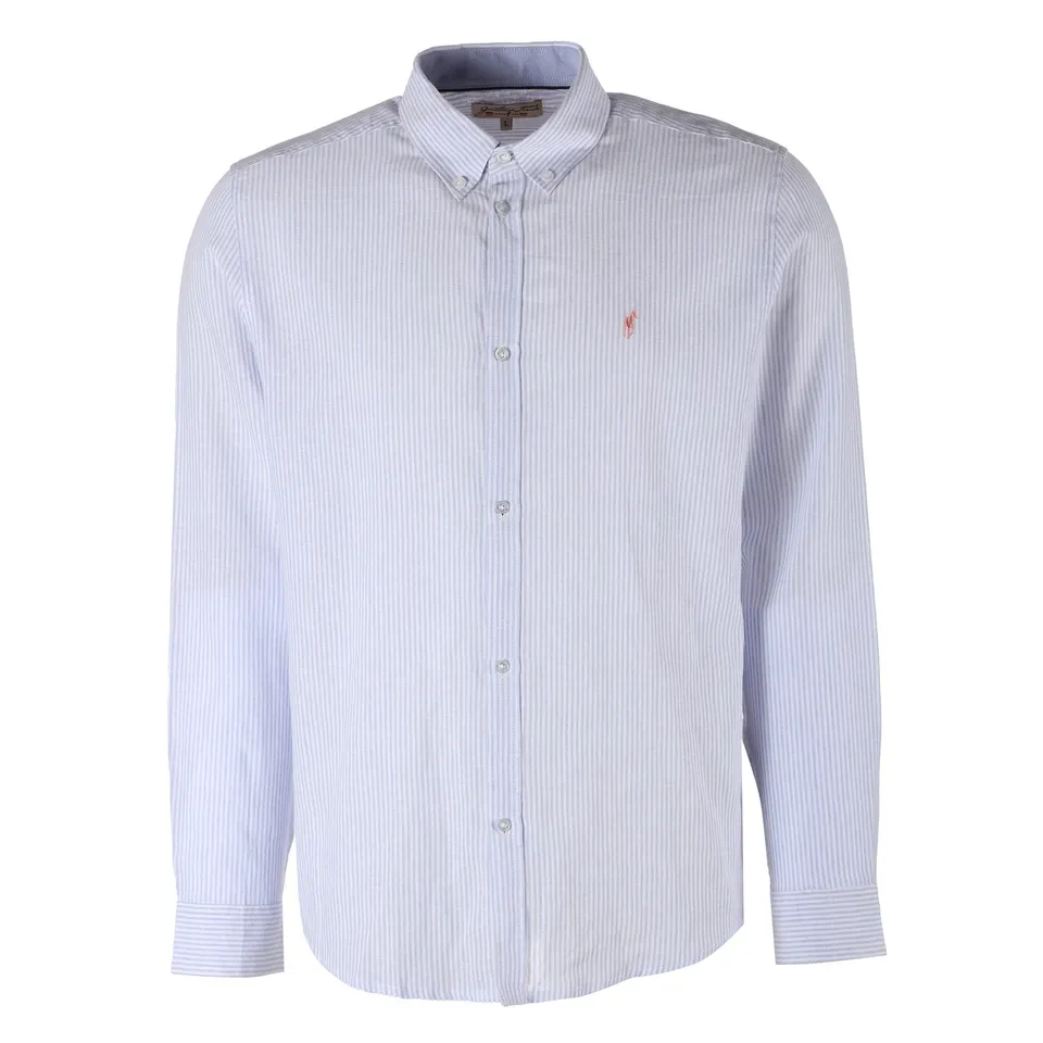 Stokomani Mode Chemise manche longue homme Bleu