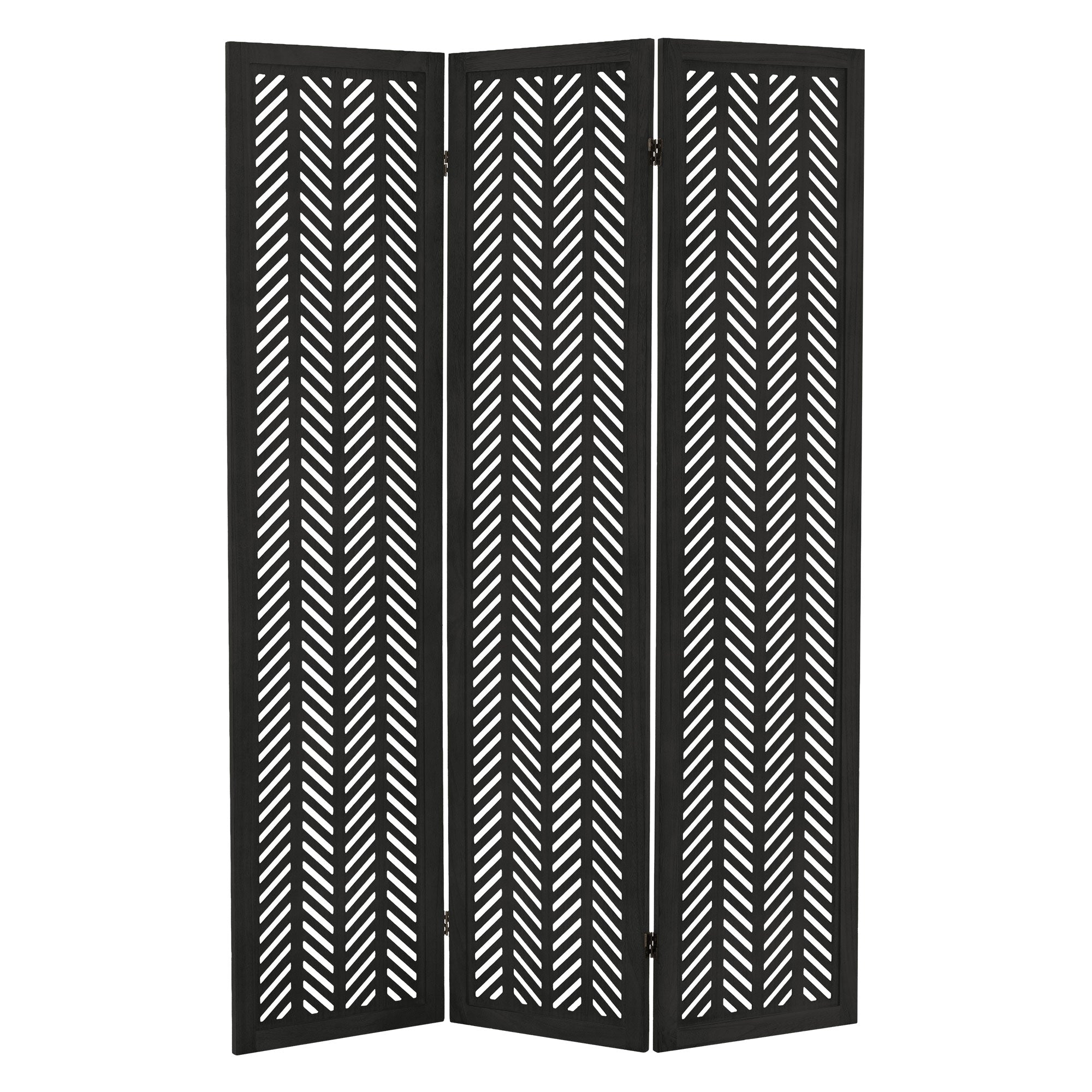 ECD Möbel Sapporo paravent 3 panneaux beige bois pliable