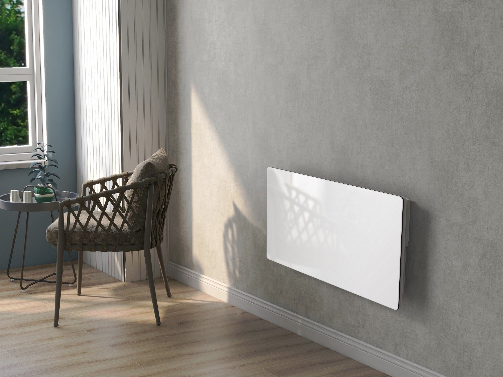 Red Deco Glass radiateur électrique 2000W blanc verre