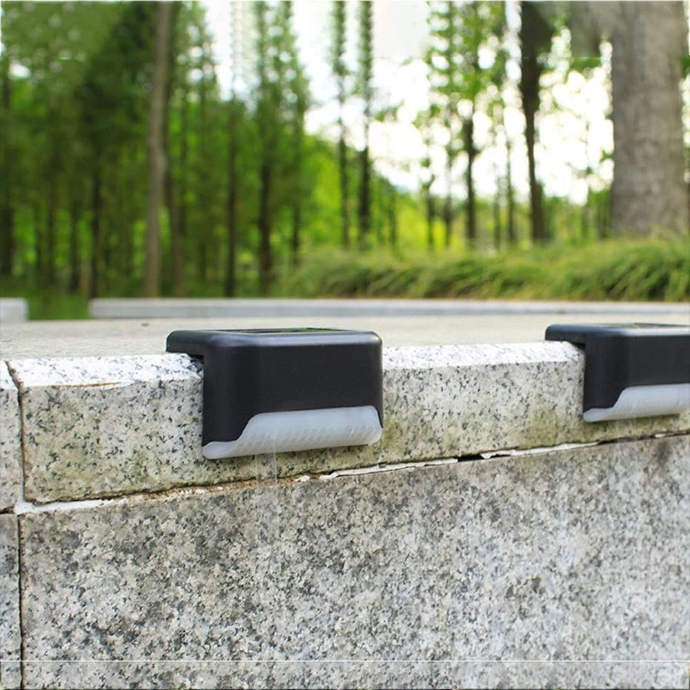 Shop-Story Solarled pack 4 appliques solaires LED noires