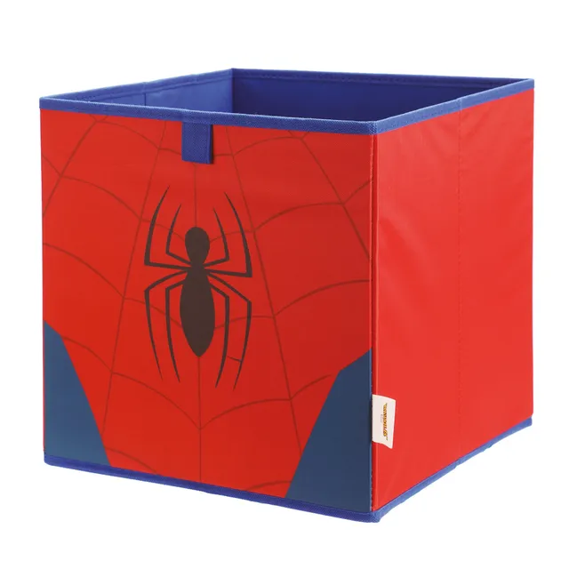 Stokomani Maison lot 2 boîtes rangement Spiderman 30 cm