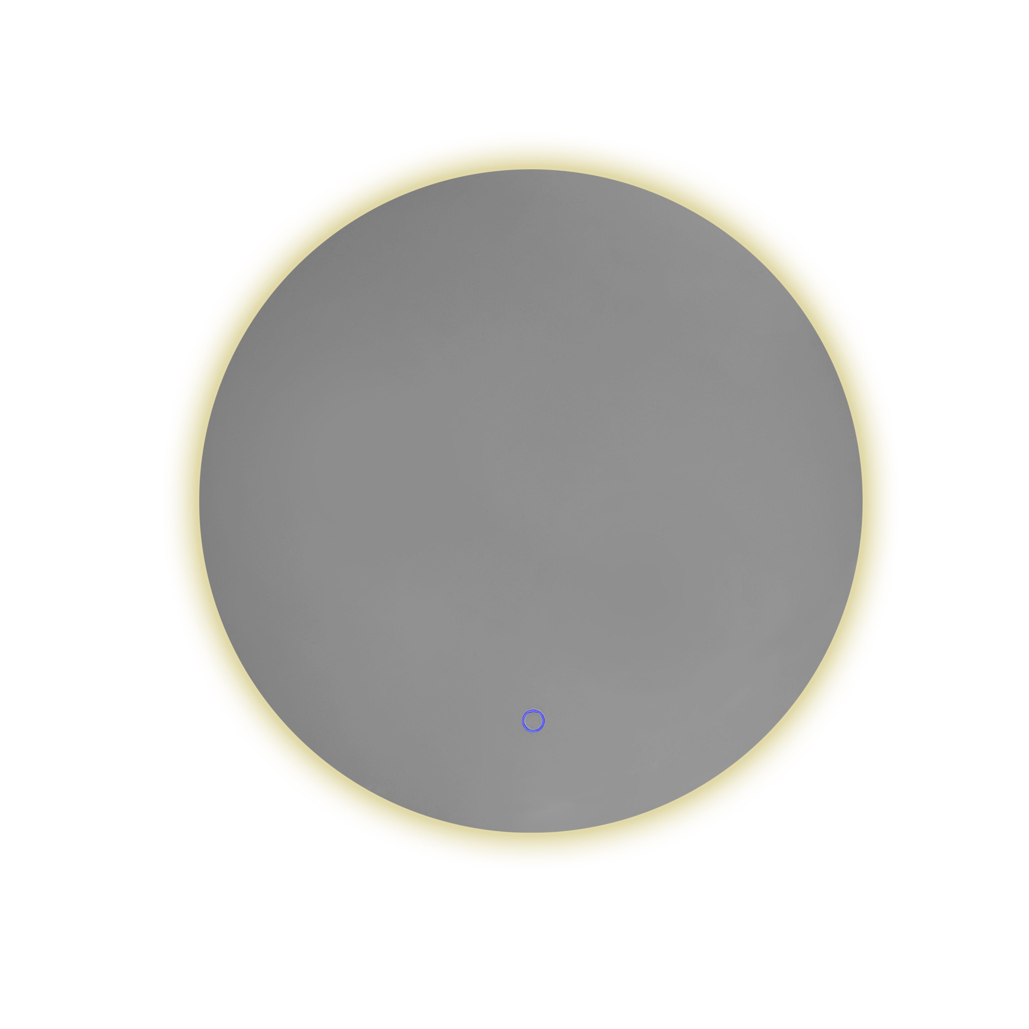 Stokomani Miroir LED rond 60 cm salle de bain
