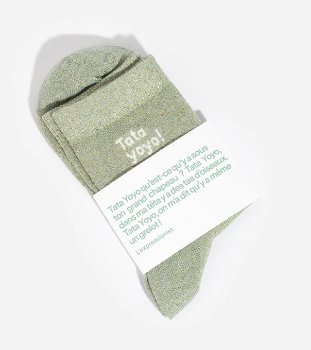 L'avant gardiste Tata Yoyo chaussettes femme humour cocooning