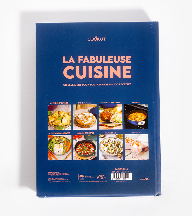L'avant gardiste Cookut livre recettes Fabuleuse poêle