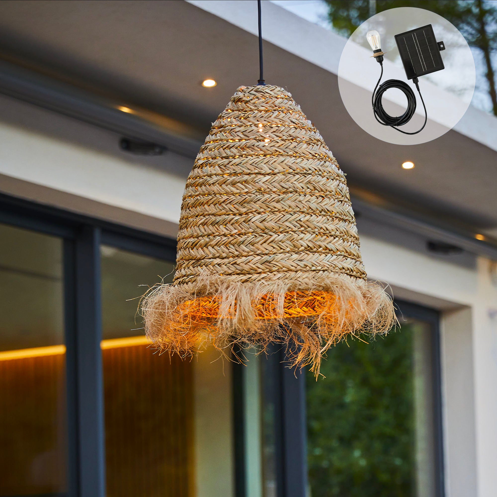 Red Deco Anafi Solar suspension solaire jonc de mer 5 m