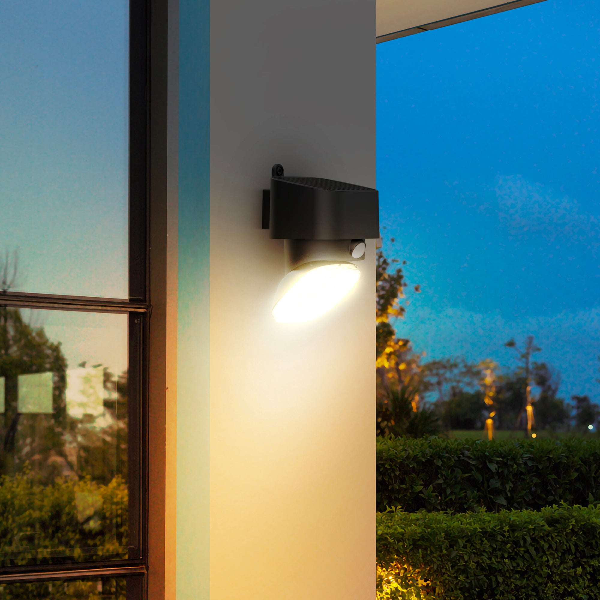 Red Deco BRILOCK projecteur solaire LED 2000LM blanc H15cm