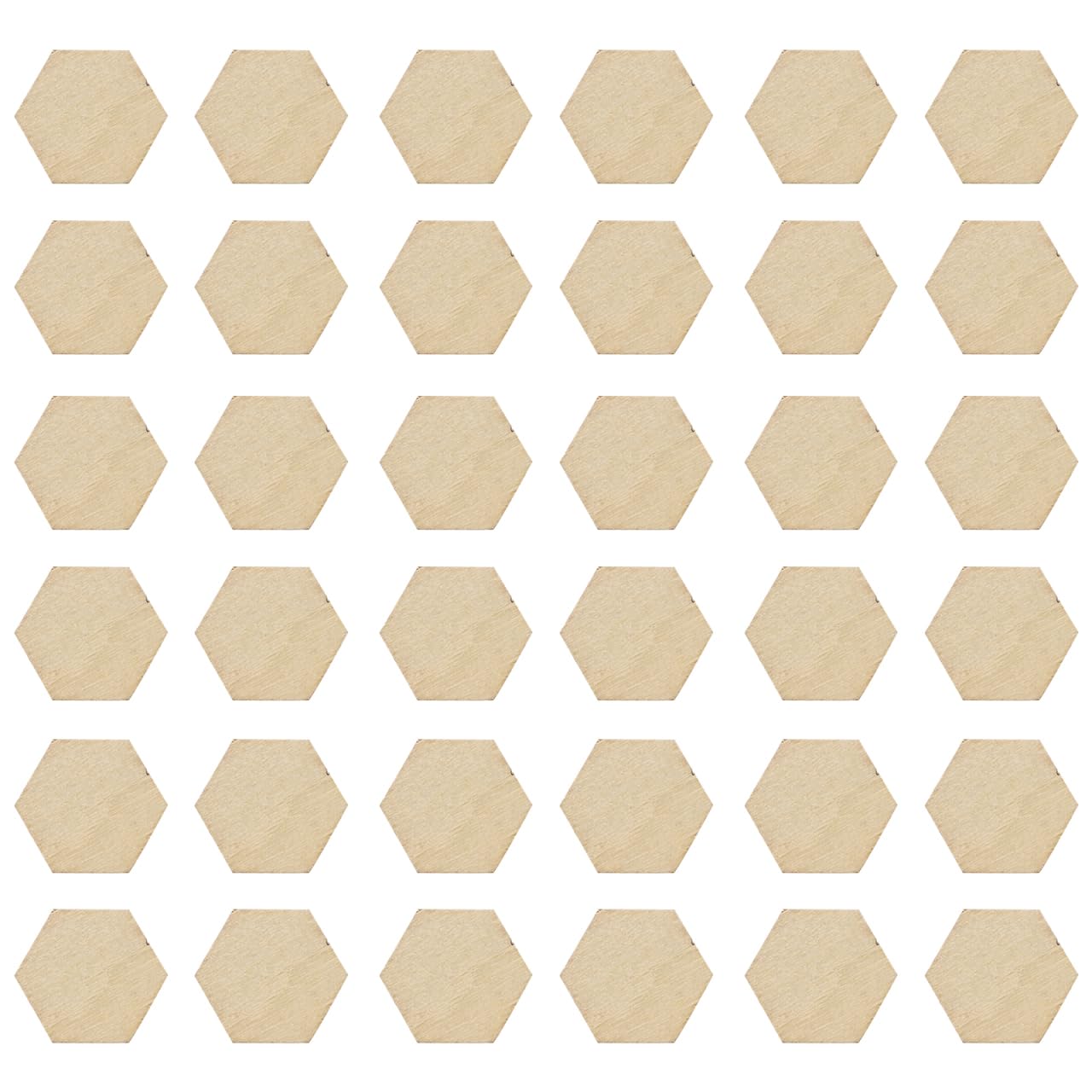 Milisten Hexagones bois hêtre 12,5mm x200 brut
