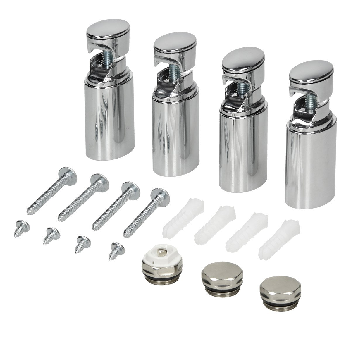 ECD Germany Heizungen sèche-serviettes chrome 900W 600x1800 mm