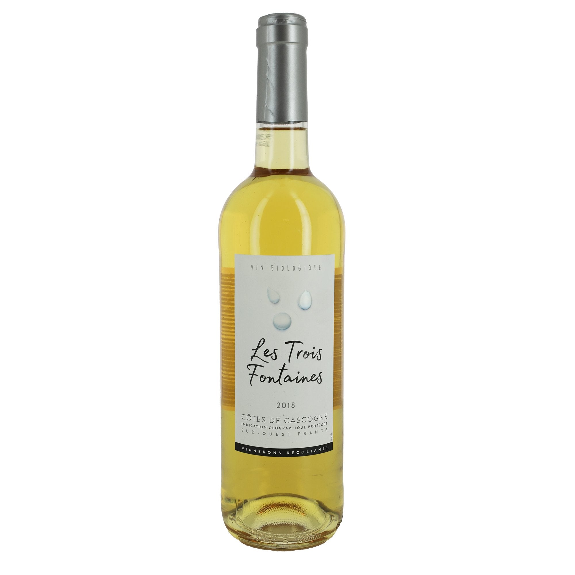 Les Trois Fontaines Côtes de Gascogne 2018 bio 12%