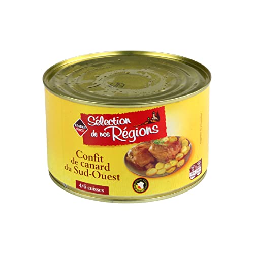 Leader Price Confit de Canard du Sud-Ouest conserve 1,35 kg