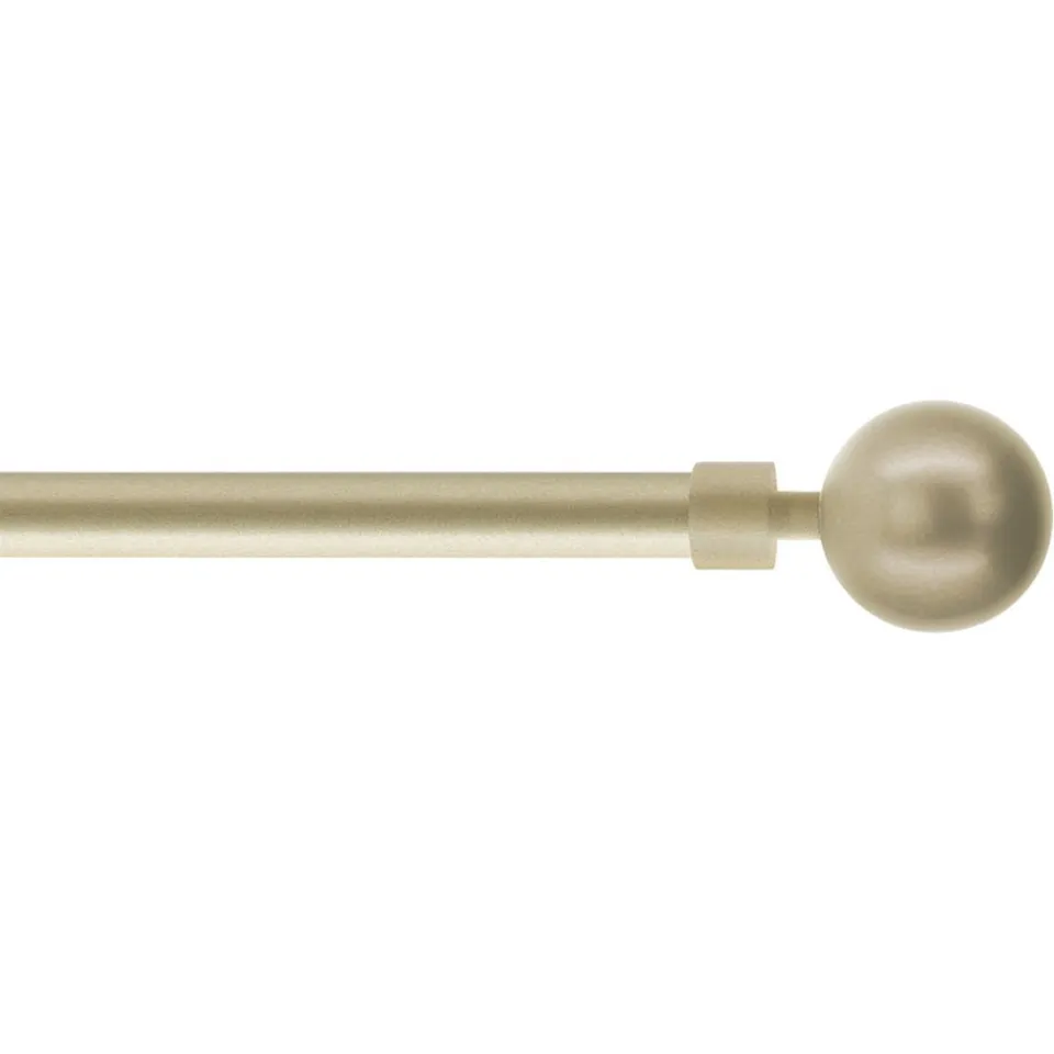 Stokomani Maison Tringle Rideau Extensible 90-160 cm Or Mat Boule