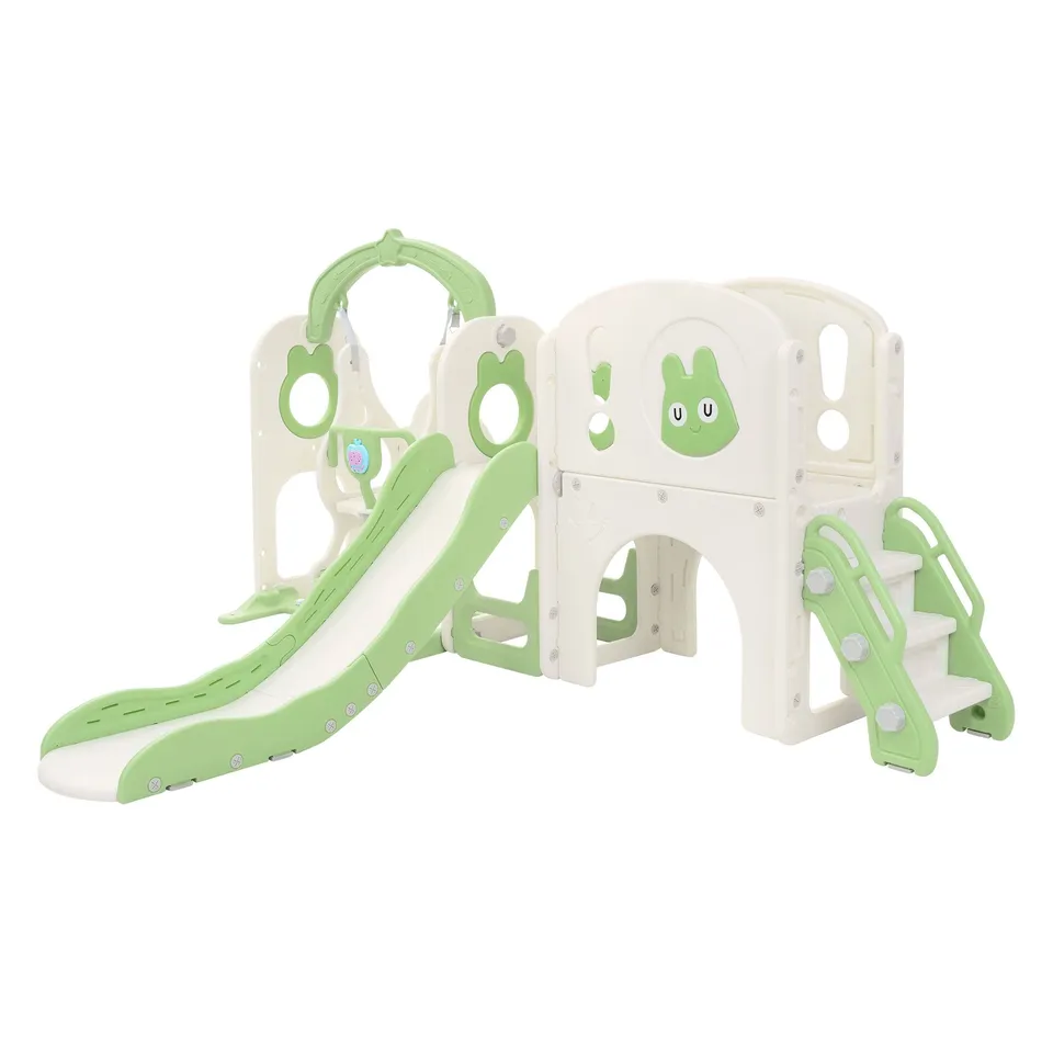ECD Germany Joyz tour de jeu toboggan 6en1 vert clair