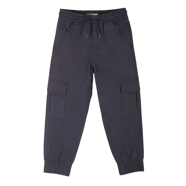 Stokomani Mode Pantalon Cargo Enfant Bleu Foncé