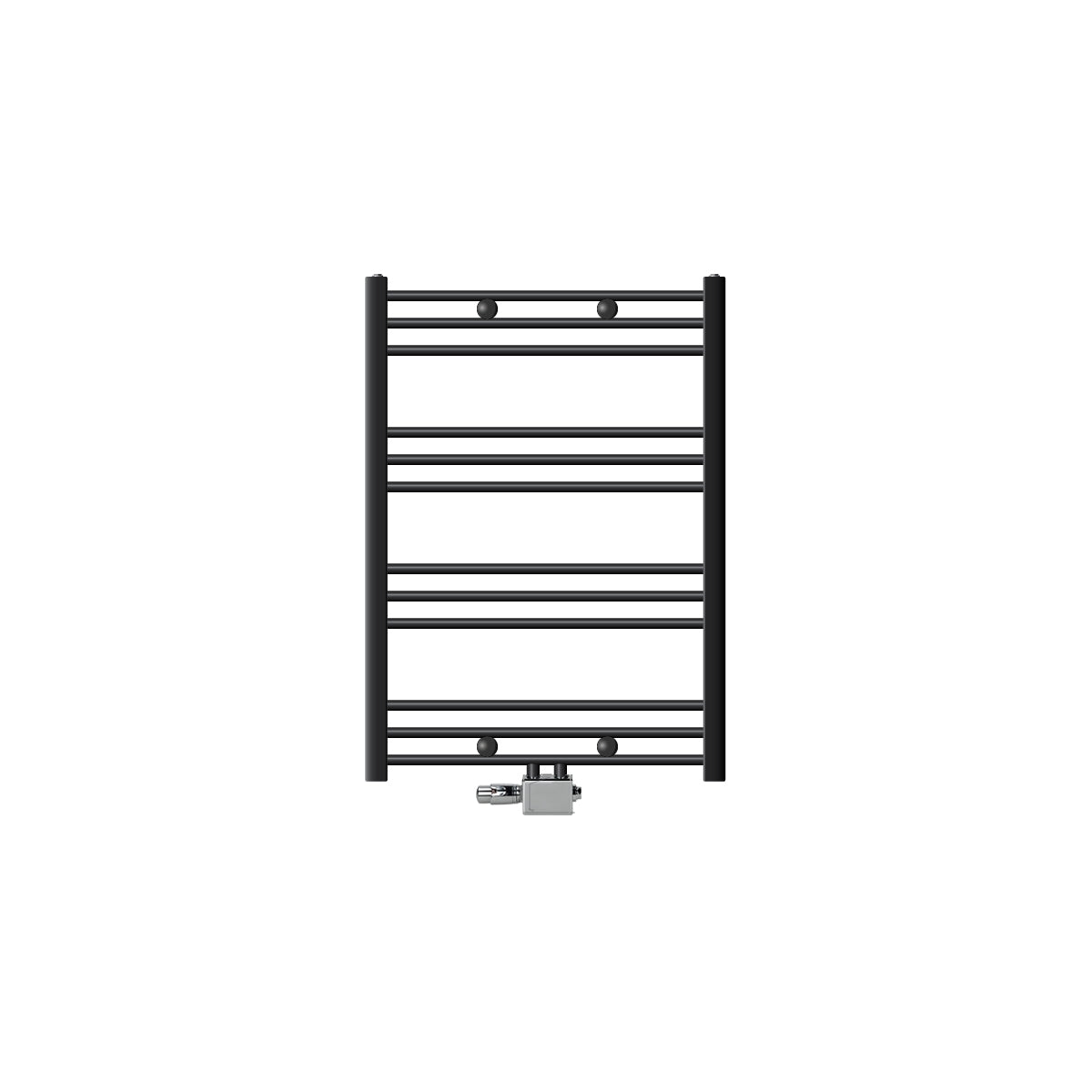 ECD Germany Heizungen sèche-serviettes anthracite 75x80 cm droit
