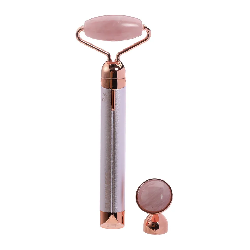 Stokomani Masseur Visage Micro-Vibrations Quartz rose