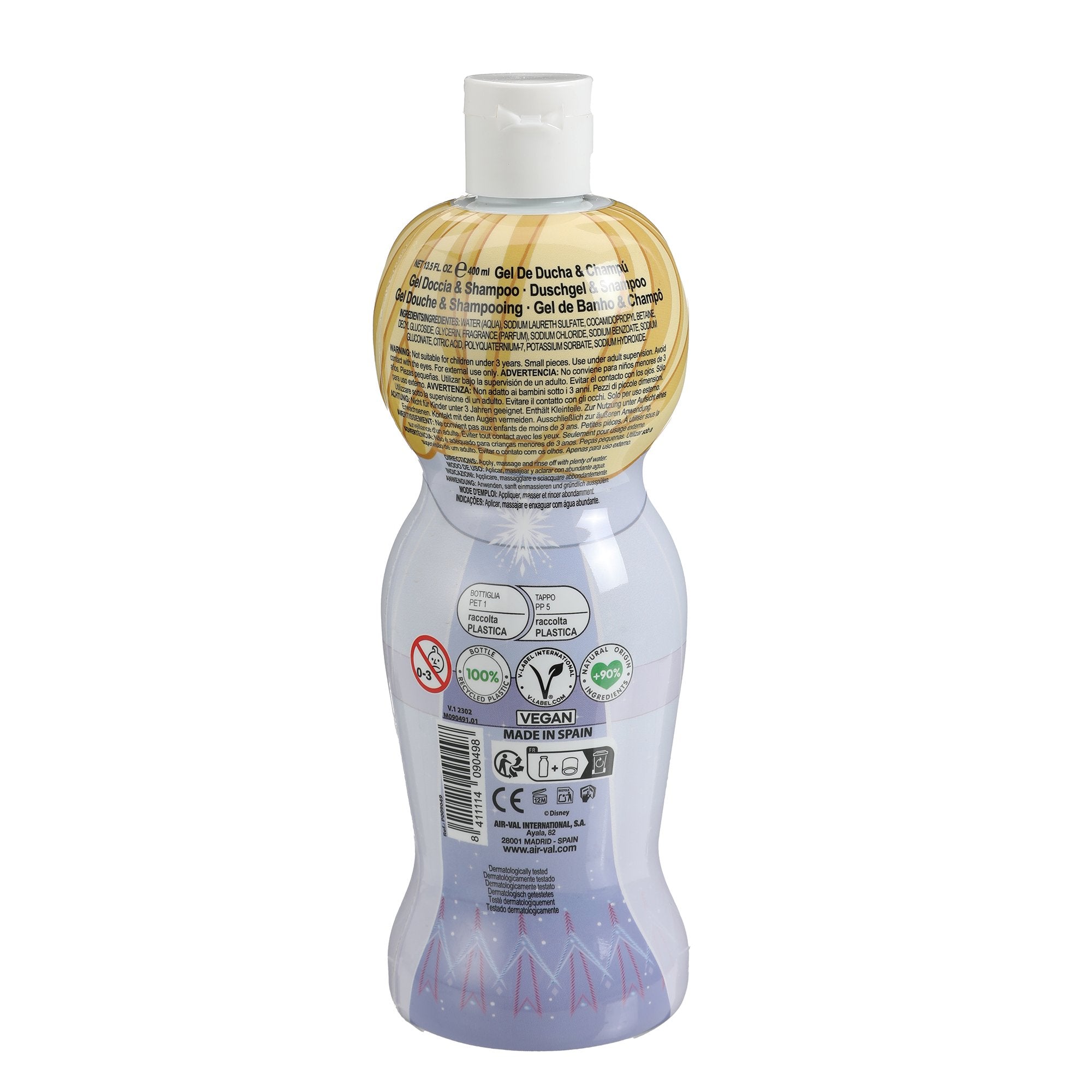 Disney Reine des Neiges Gel douche shampoing 2en1 enfant