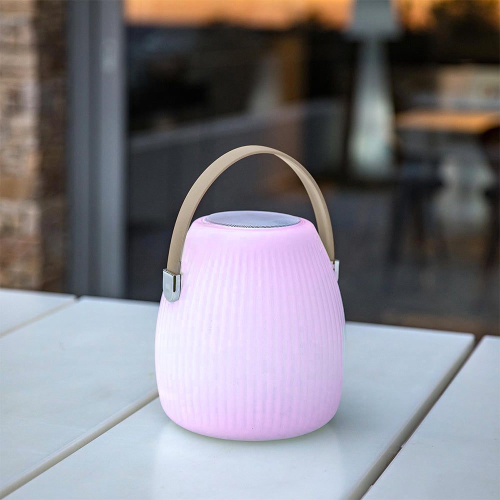 Red Deco Lampe sans fil MINI MAY PLAY baladeuse H23cm bluetooth