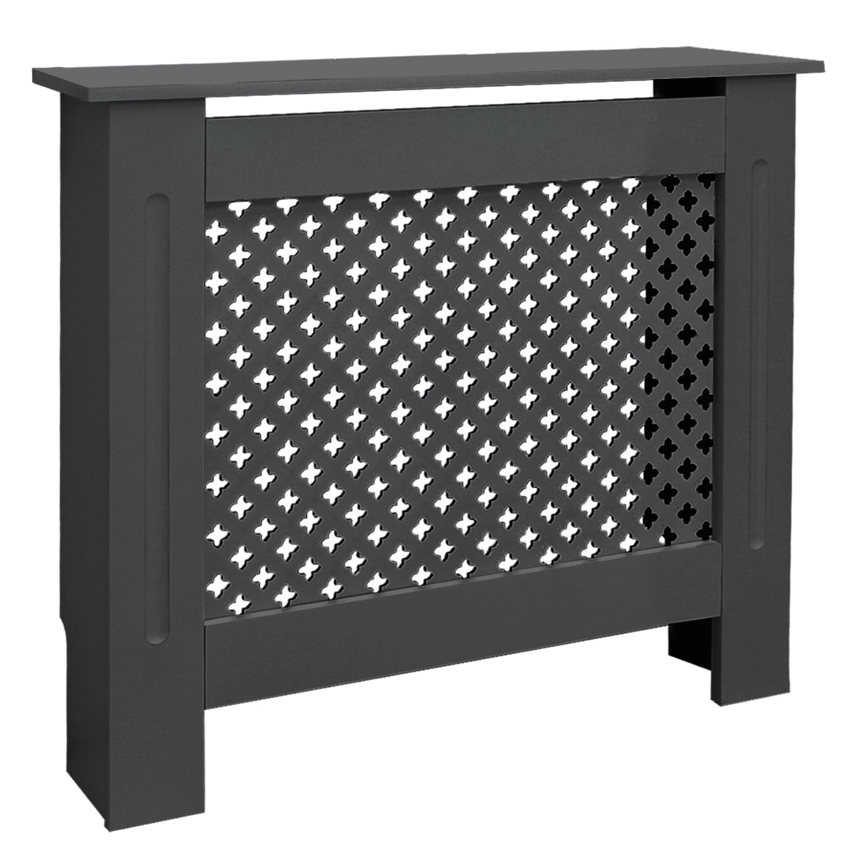 ECD Germany Heizungen cache radiateur MDF anthracite 112 cm