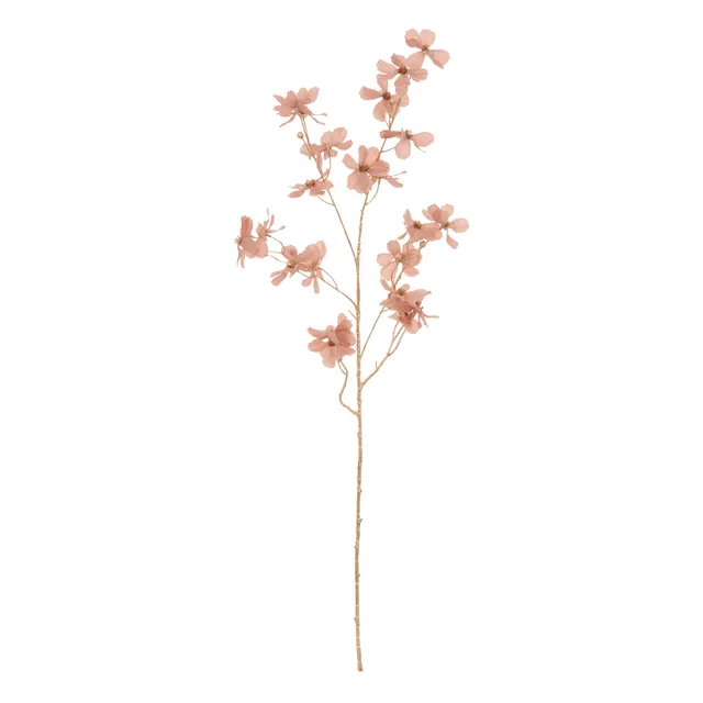 Atmosphera branche décorative multifleurs rose H. 92 cm