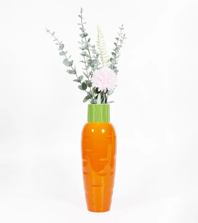 L'avant gardiste Vases et cache-pots Vase Carotte fleurs cuisine coloré