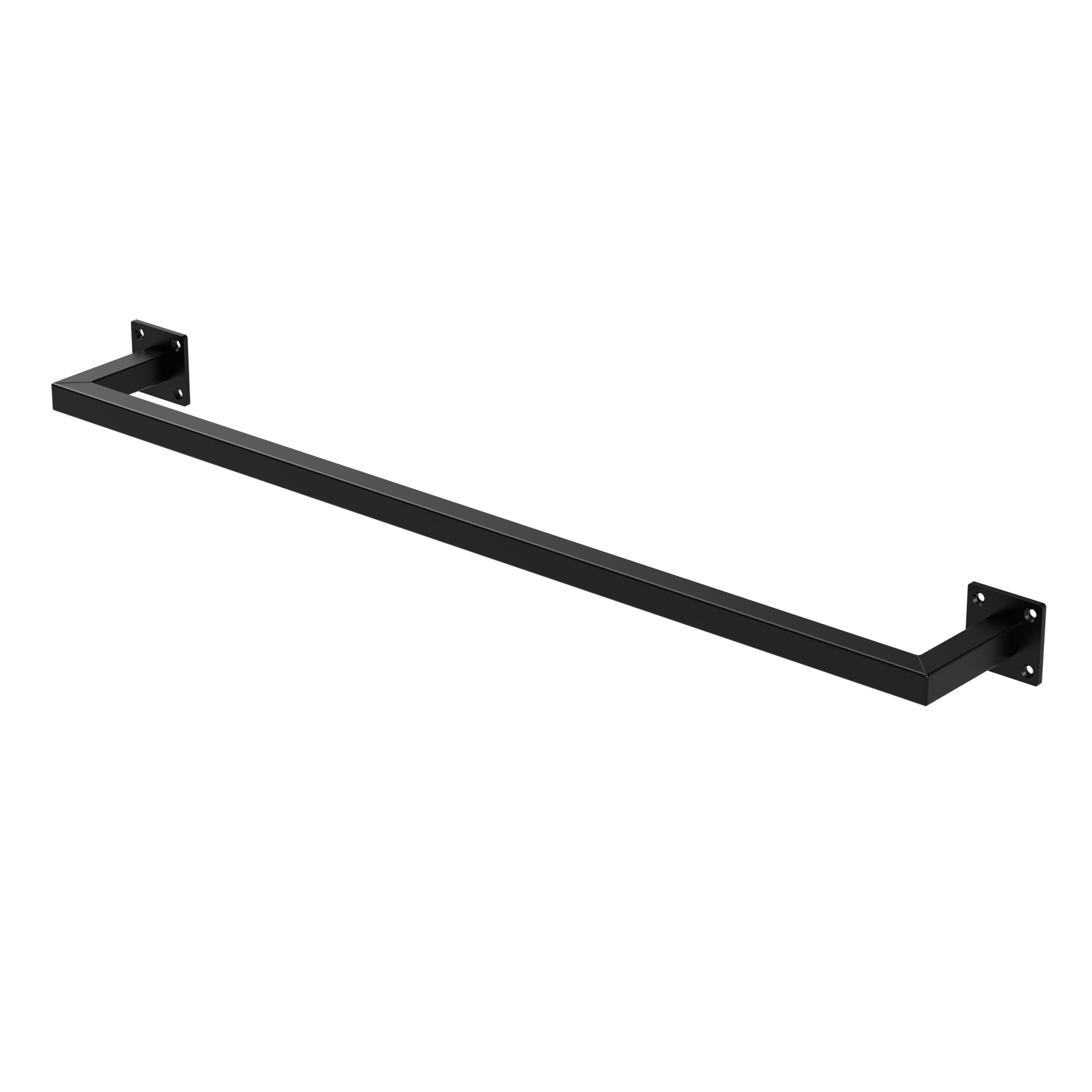 ECD Germany ML-Design 12x90 portant mural noir 50 kg