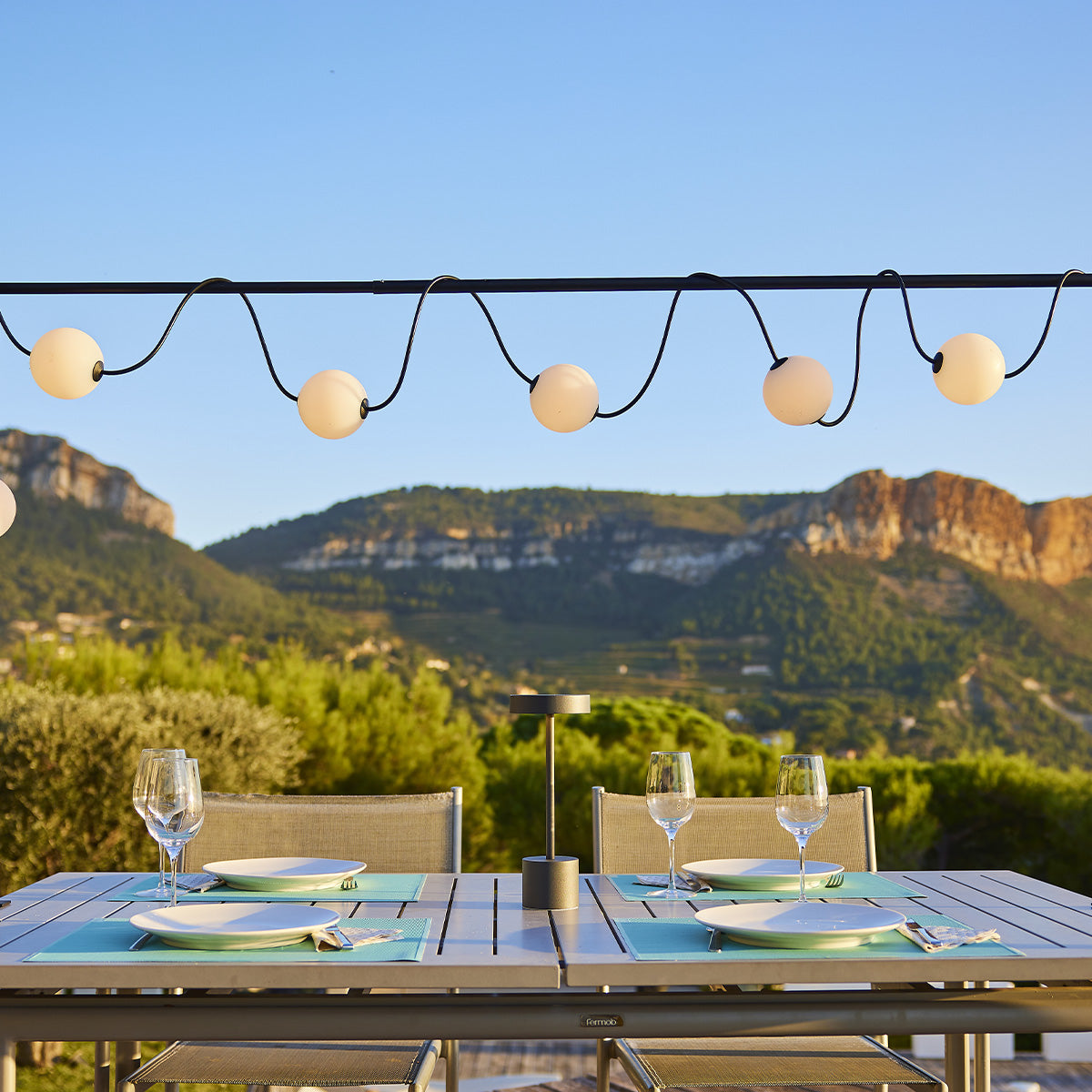 Red Deco Bolly Light Solar guirlande solaire 6 boules 5,5m