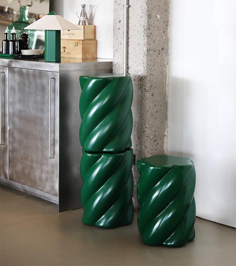 L'avant gardiste Design Tabouret marshmallow tabouret vert