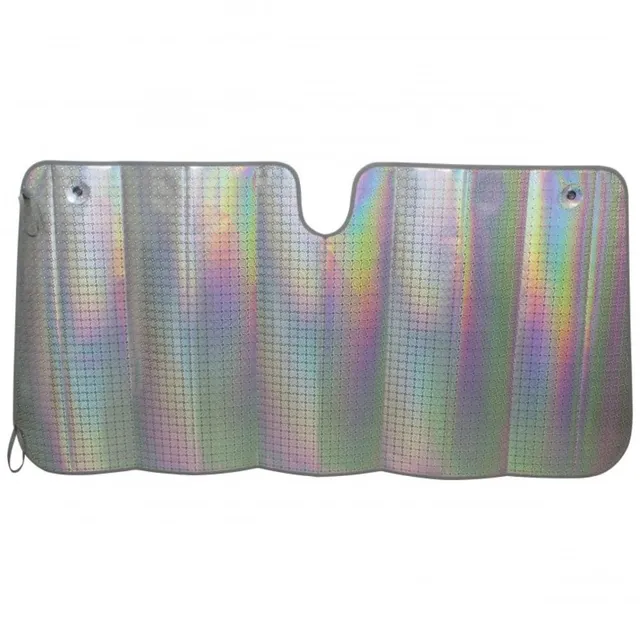Pare-Soleil Voiture Pliable 145x70 cm Anti-UV Holographique