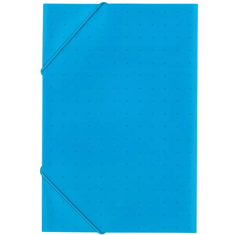 Safe Tool Chemise 3 rabats A4 PP bleu
