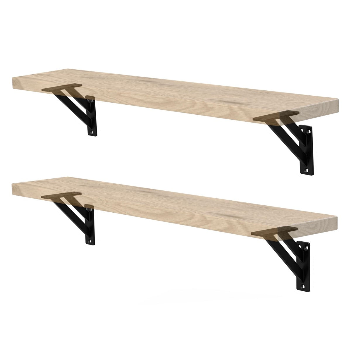 ECD Germany ML-Design 180x180 mm equerre etagere aluminium argente lot 2