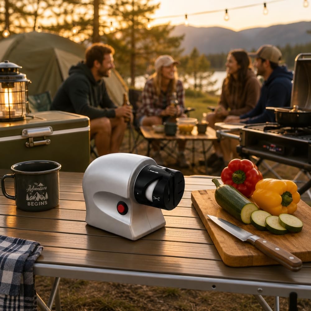 Shop-Story Maison affûteur électrique 20W couteaux ciseaux