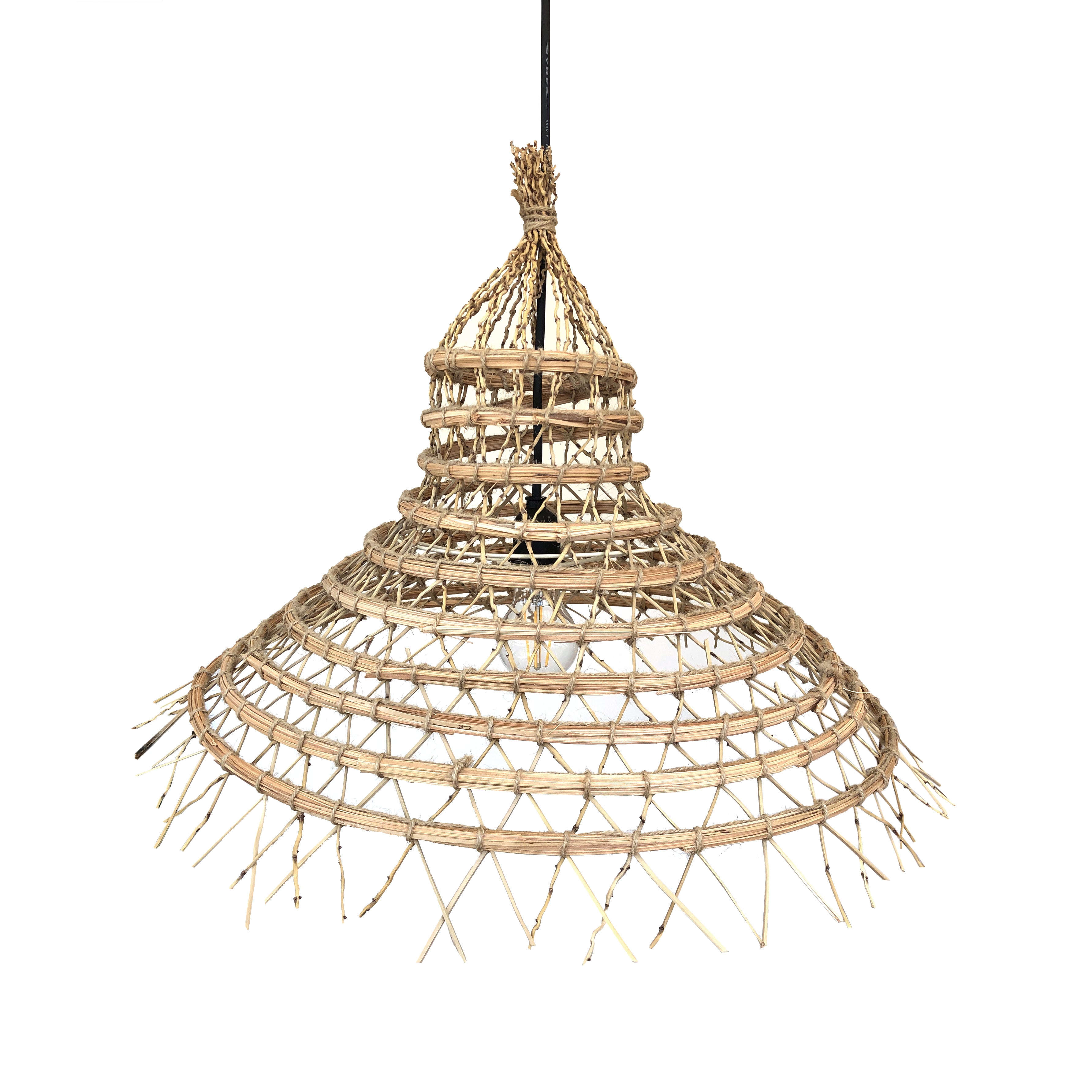 Red Deco Gaia Indoor abat-jour fibre palmier 60 cm E27