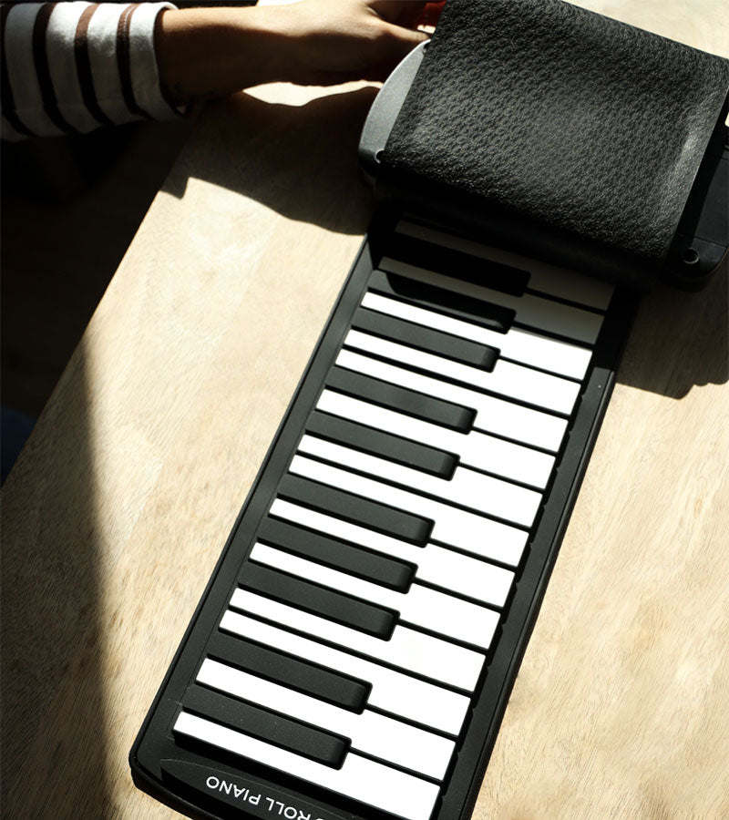 L'avant gardiste Piano Roll Up tapis à enrouler portable