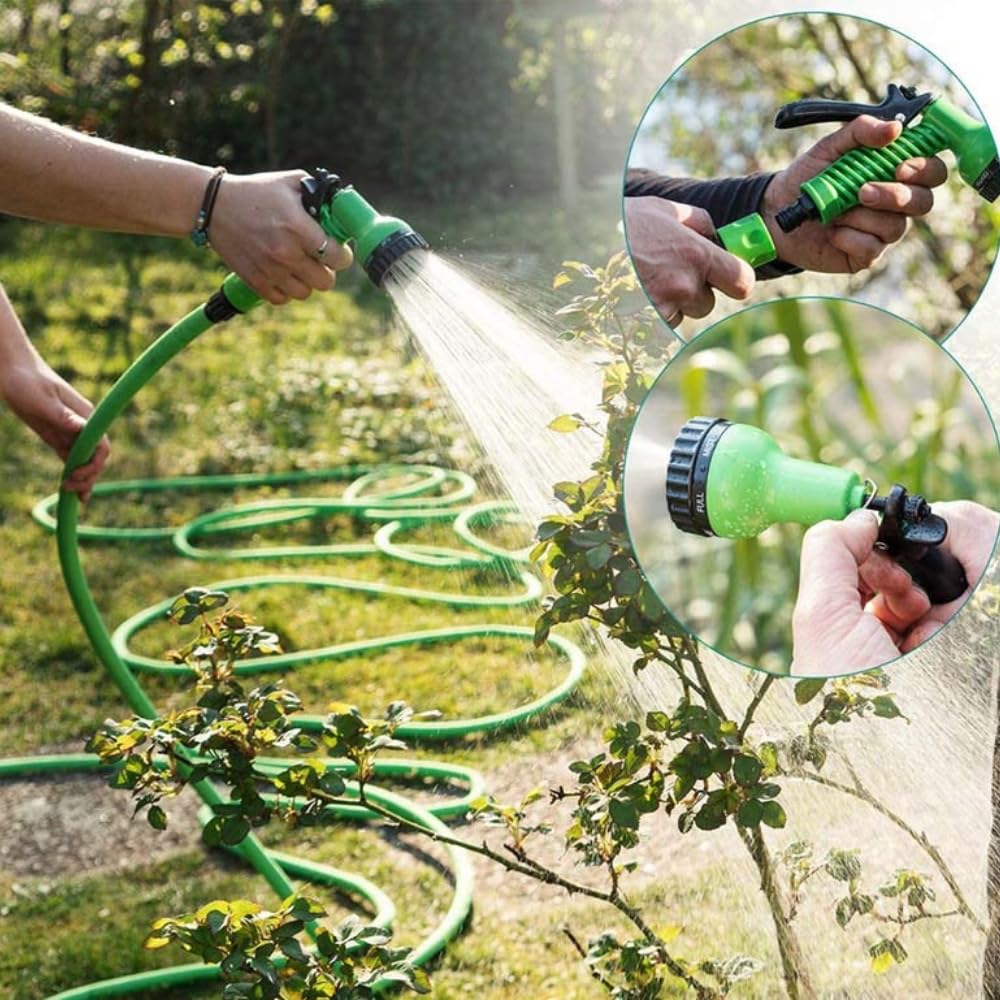 Shop-Story Aquaspray pistolet d'arrosage 7 jets vert et noir
