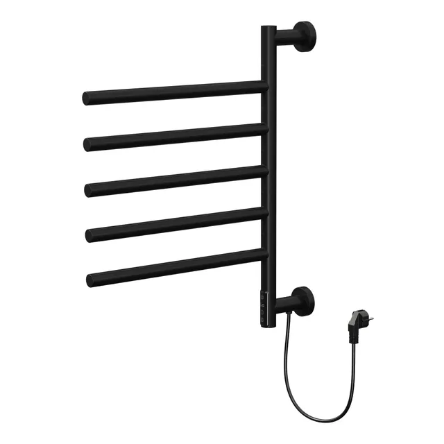 ECD Germany LuxeBath sèche-serviettes électrique 450x622 noir 75W