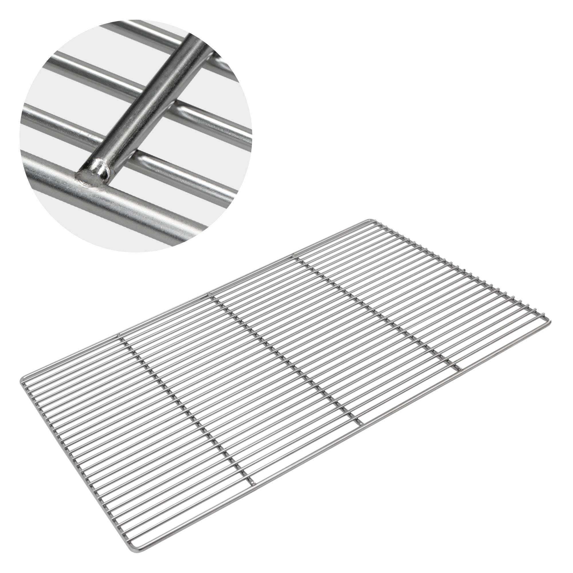 ECD Germany Sport Grille barbecue inox 60x40 cm poignées BBQ