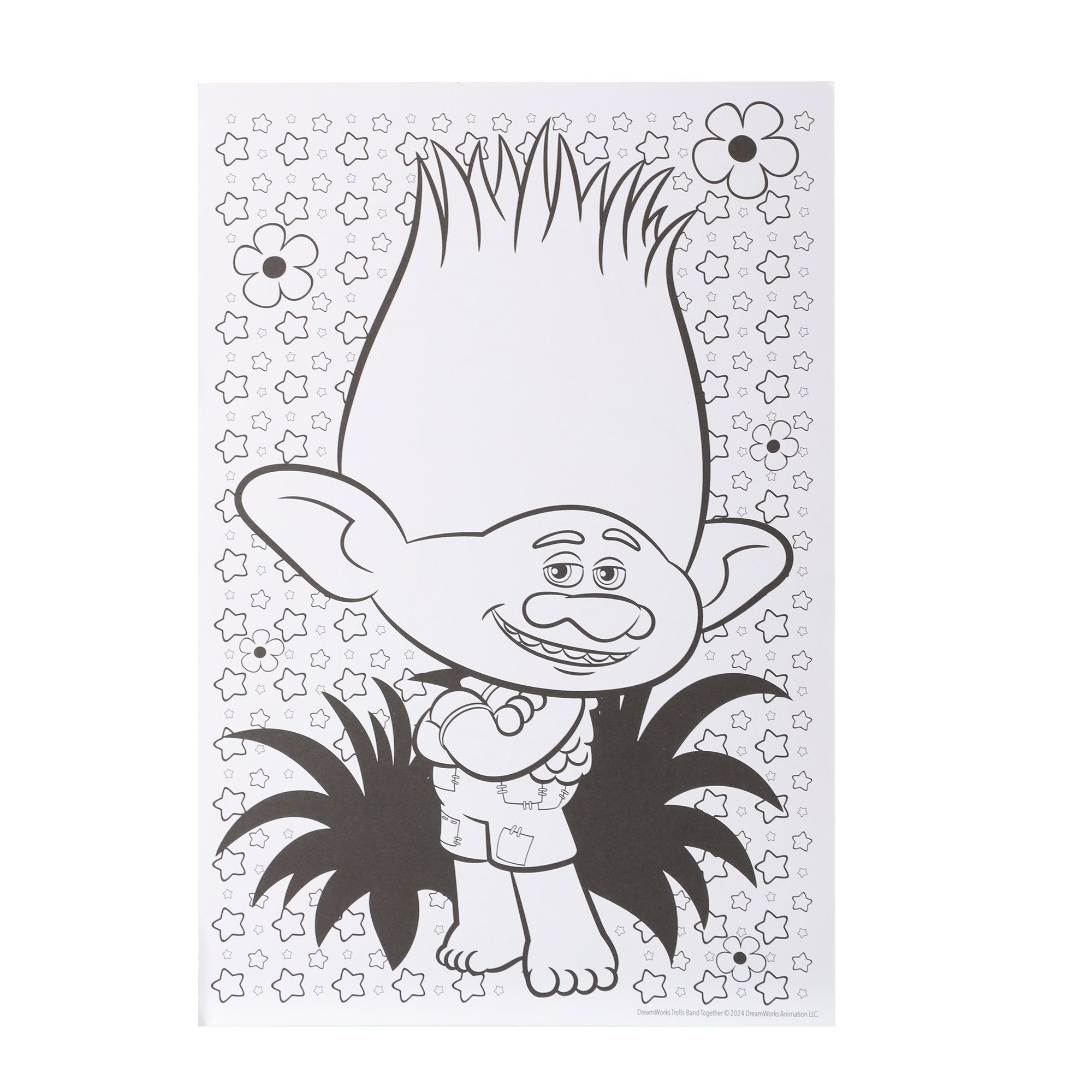 Trolls bloc de coloriages enfant Poppy et Branche