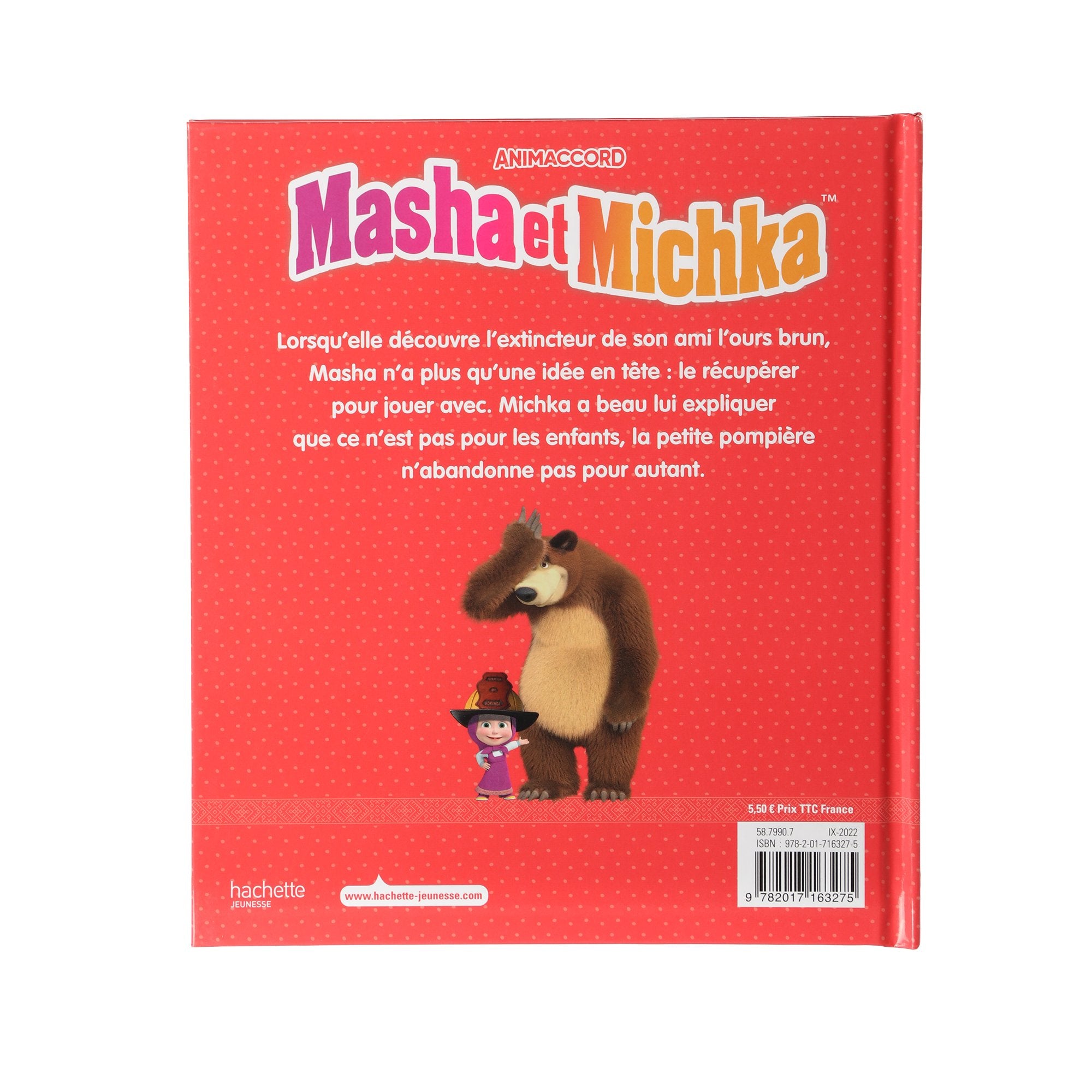 Stokomani Masha et Michka livre Masha petite pompière