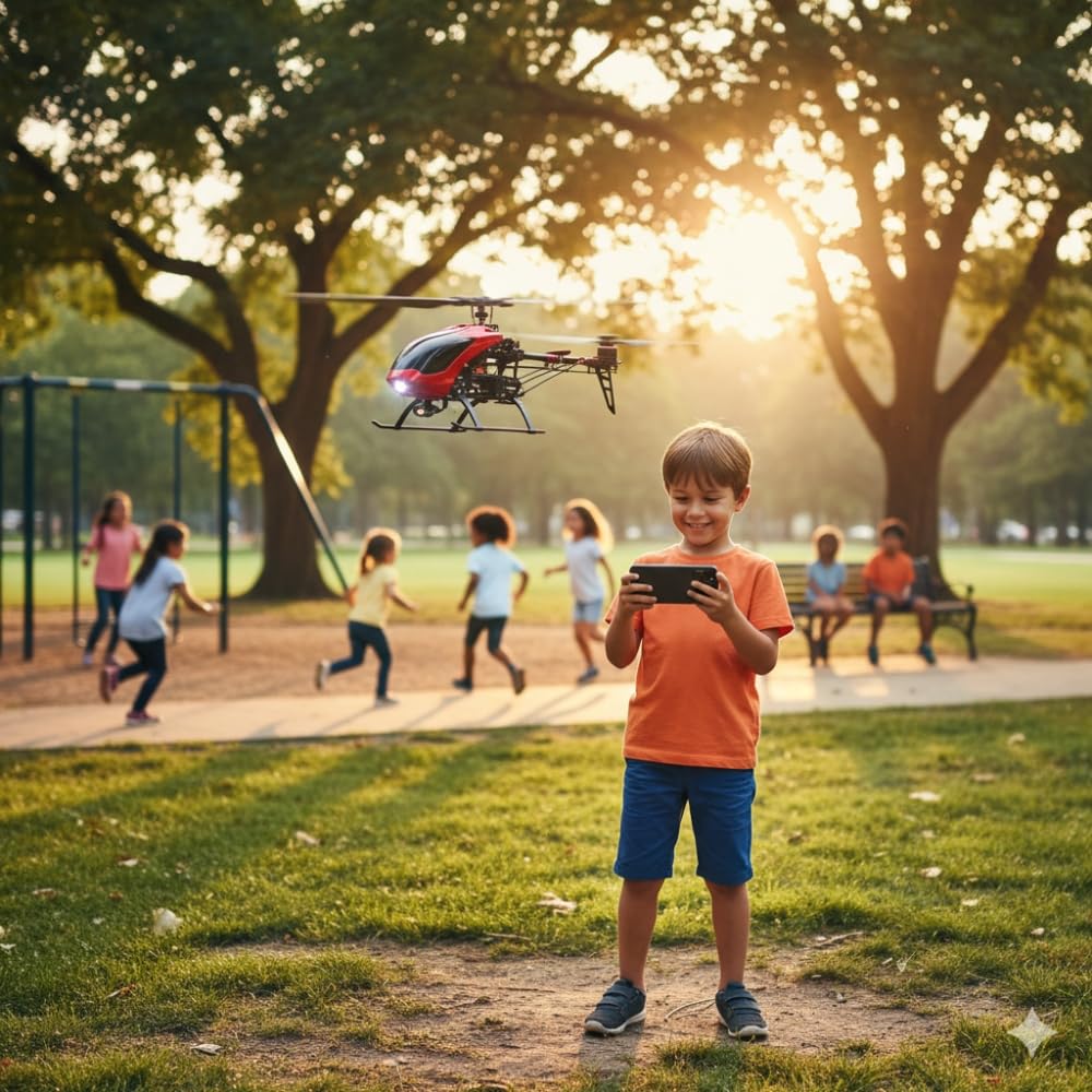 Shop-Story Helicam Hélicoptère Drone Caméra 2MP WiFi