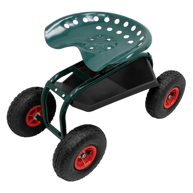 ECD Germany siège jardin roulant 360° hauteur réglable acier