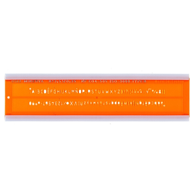 Safe Tool Trace-lettres ISO 3,5 mm pochoir